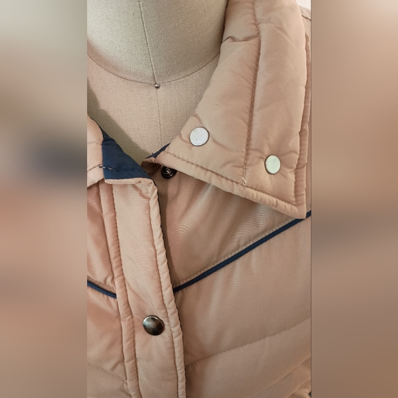 Vtg 80s Chevron Goosedown Vest - Picture 3 of 7